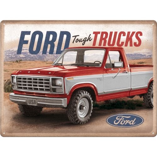 Metal Sign - Built Ford Tough