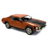 1972 Ford Falcon XA GT Coupe Metal Car Ornament 26x12.5x8cm Orange