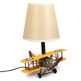 USB powered LED Lamp Curtis Jenny Plane 20x20x27cm Yellow