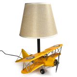 USB powered LED Lamp Curtis Jenny Plane 29x27x33cm Yellow