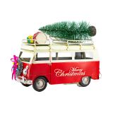 CHRISTMAS VAN WITH TREE 26cm