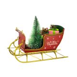 CHRISTMAS SLED WITH TREE 30cm