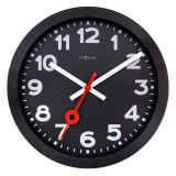 NeXtime Station Wall Clock All Black 35cm