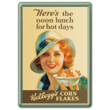 Nostalgic-Art Metal Card Kelloggs noon lunch