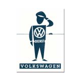Nostalgic-Art Magnet VW Dienst Mann 6x8cm