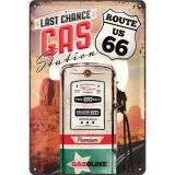 Nostalgic-Art Medium Sign Route 66 Gas Station 20x30cm