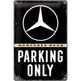 Nostalgic-Art Medium Sign Mercedes-Benz Parking Only 20x30cm