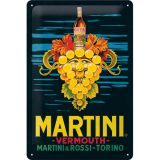 Nostalgic-Art Medium Sign Martini - Vermouth Grapes