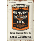 SIGN M HARLEY-DAVIDSON - GENUINE OIL CAN