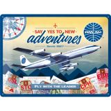 Nostalgic-Art Large Sign Pan Am New Adventures