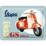 Nostalgic-Art Small Sign Vespa GS 150 Since 1955