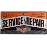 Nostalgic-Art Long Sign Harley Service & Repair 25x50cm
