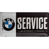 Nostalgic-Art Long Sign BMW Service 25x50cm