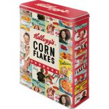 Nostalgic-Art Storage Tin XL Kellogg's Corn Flakes Collage 8x19x26cm