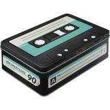 Nostalgic-Art Flat Storage Tin Cassette Tape 23x16x7cm