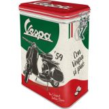 Nostalgic-Art Clip Top Tin Vespa - The Italian Classic 7.5x11x17.5cm
