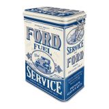 Nostalgic-Art Clip Top Tin Ford - Fuel & Service 7.5x11x17.5cm