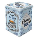 Nostalgic-Art Tea Storage Tin Classic Tea 7.5x7.5x9.5cm