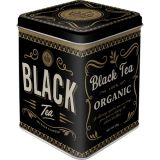 Nostalgic-Art Tea Storage Tin Black Tea 7.5x7.5x9.5cm