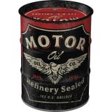 Nostalgic-Art Money Box Oil Barrel Motor Oil 9.3x9.3x11.5cm
