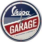 Nostalgic-Art Wall Clock Vespa Garage