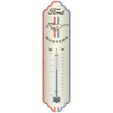 Nostalgic-Art Thermometer Ford Mustang - Horse & Stripes Logo