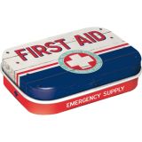 Nostalgic-Art Mint Box First Aid Blue 4x6x2cm