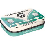 Nostalgic-Art Mint Box VW Bulli - Adventure Awaits 4x6x2cm