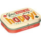 Nostalgic-Art Mint Box You Make Me Happy 4x6x2cm
