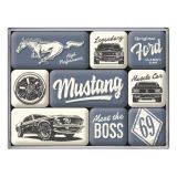 Nostalgic-Art Magnet Set Ford Mustang The Boss
