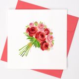 Quilled Card Bouquet of Roses