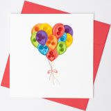 Quilled Card Bunch of Balloons