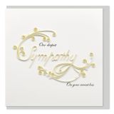 Quilled Card Deepest Sympathy