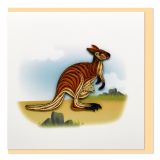 Quilled Card Kangaroo