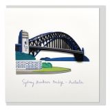 Quilled Card Sydney Harbour Bridge
