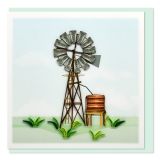 Quilled Card Australian Windmill