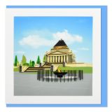 Quilled Card Shrine of Remembrance