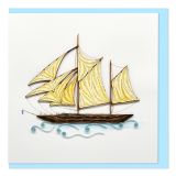 Quilled Card Sailing Ship