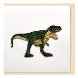 Quilled Card Dinosaur T-Rex