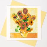 Quilled Card Vase with Sunflowers 