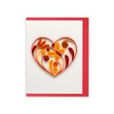 Quilled Mini Card Heart