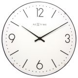 NeXtime Basic Dome Wall Clock 35cm White