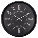 NeXtime Luminous Wall Clock 35cm Black