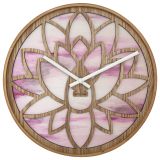 NeXtime Lotus Wall Clock 40cm Pink