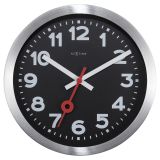 NeXtime Station Number Clock 19cm Black