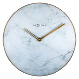 NeXtime Marble Wall Clock White 40cm