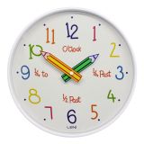 Leni Pencil Dial Kids Wall Clock 25cm