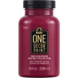 FolkArt One Decor Paint 236ml Cranberry Cocktail - Eggshell Finish