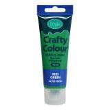 Crafty Colour Acrylic Paint 75ml Mid Green