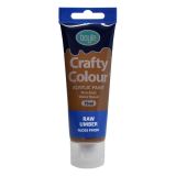 Crafty Colour Acrylic Paint 75ml Raw Umber
